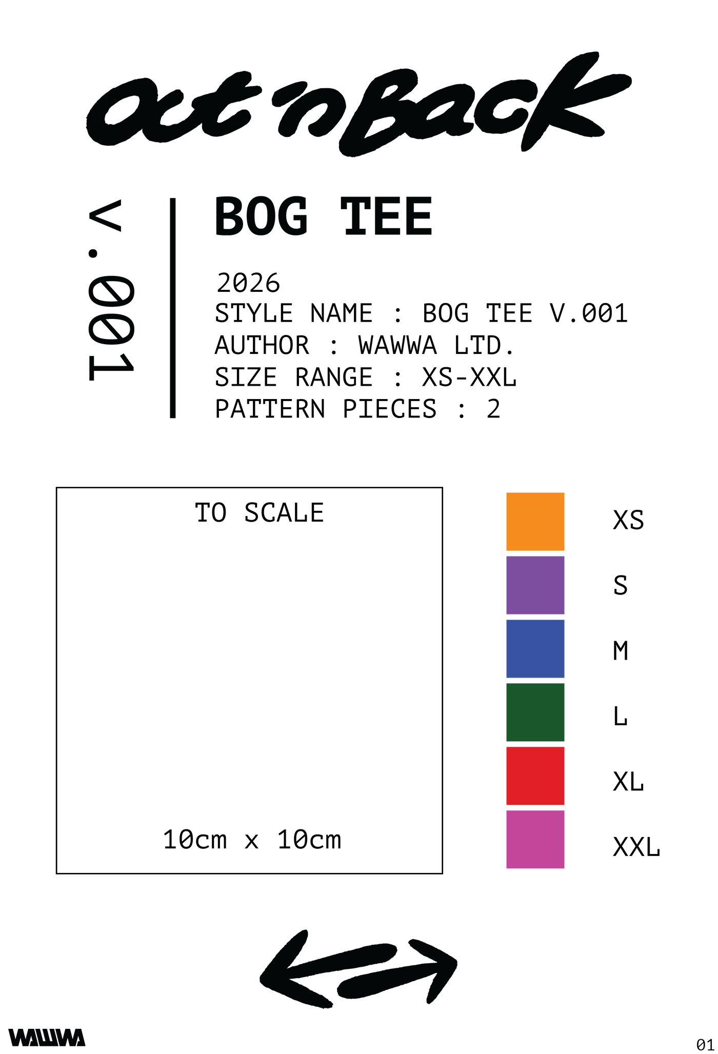 Outnback Bog Tee Sewing Pattern