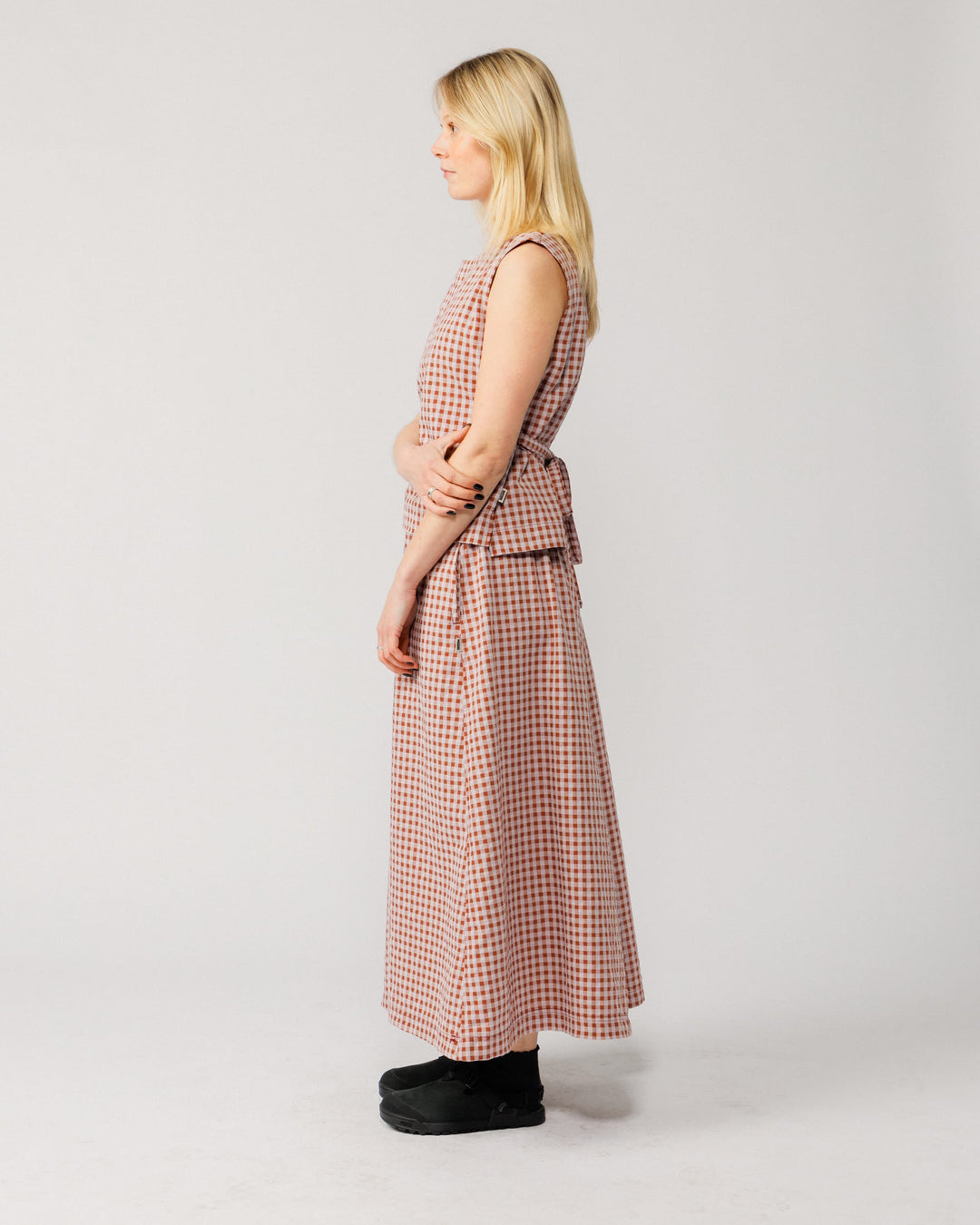 Aimee Top & Ayla Skirt Co-Ord - Red Check