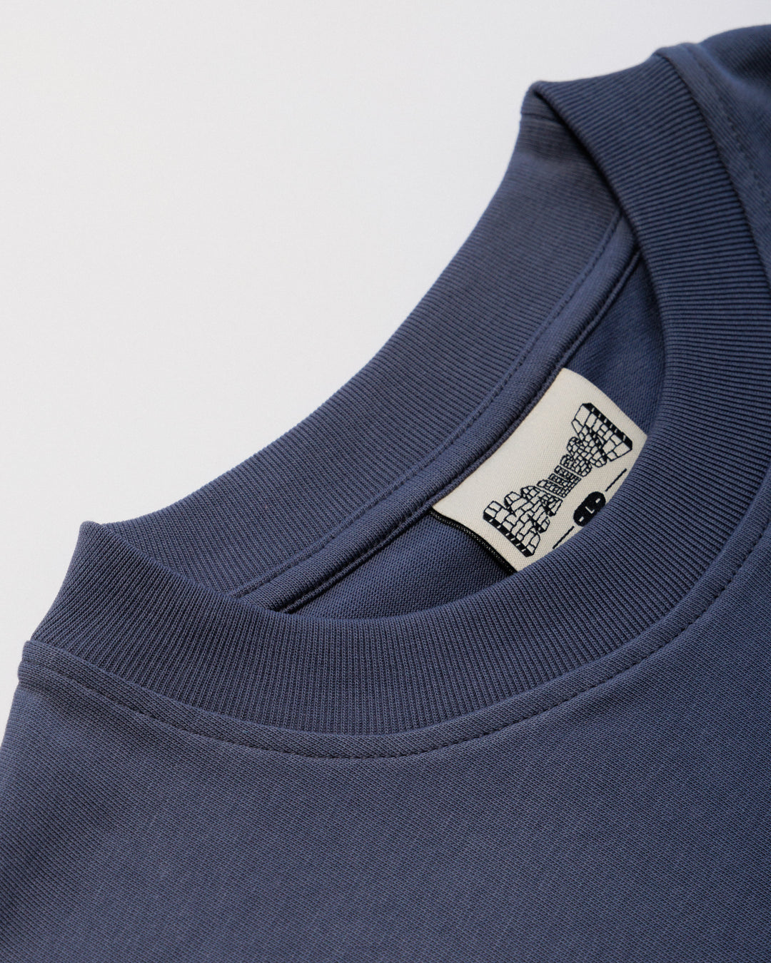 Mid-Weight Organic T-Shirt - Washed Blue