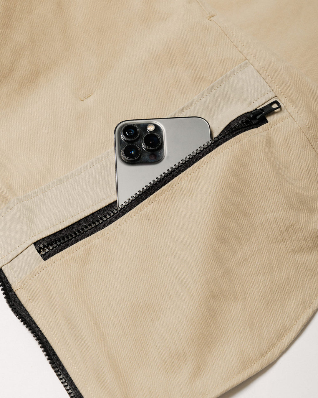 Multi-Pocket Mill Vest - Stone