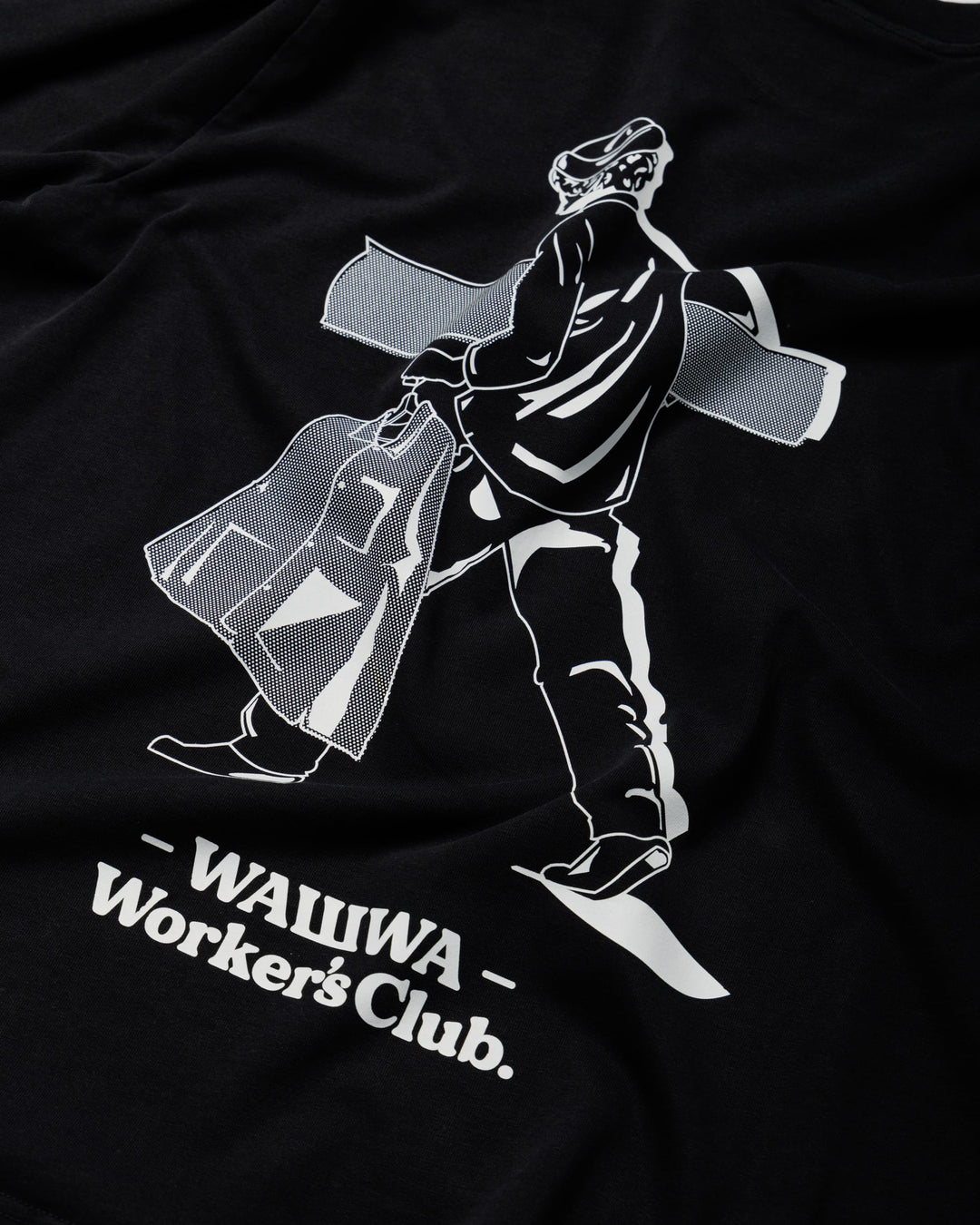 Workers Logo Stride T-Shirt - Black