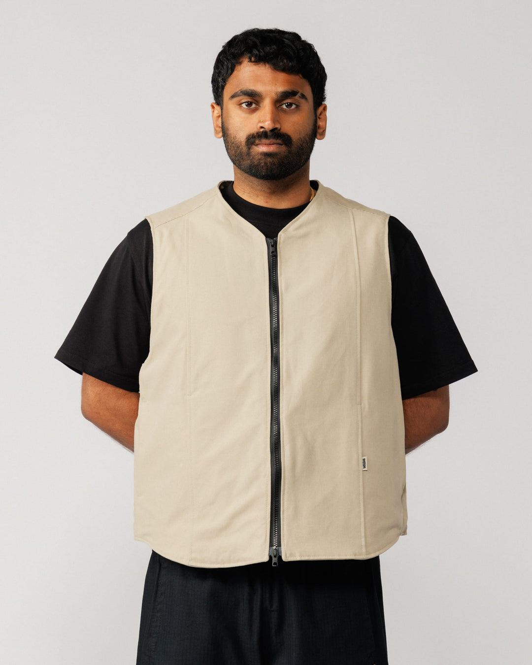 Multi-Pocket Mill Vest - Stone