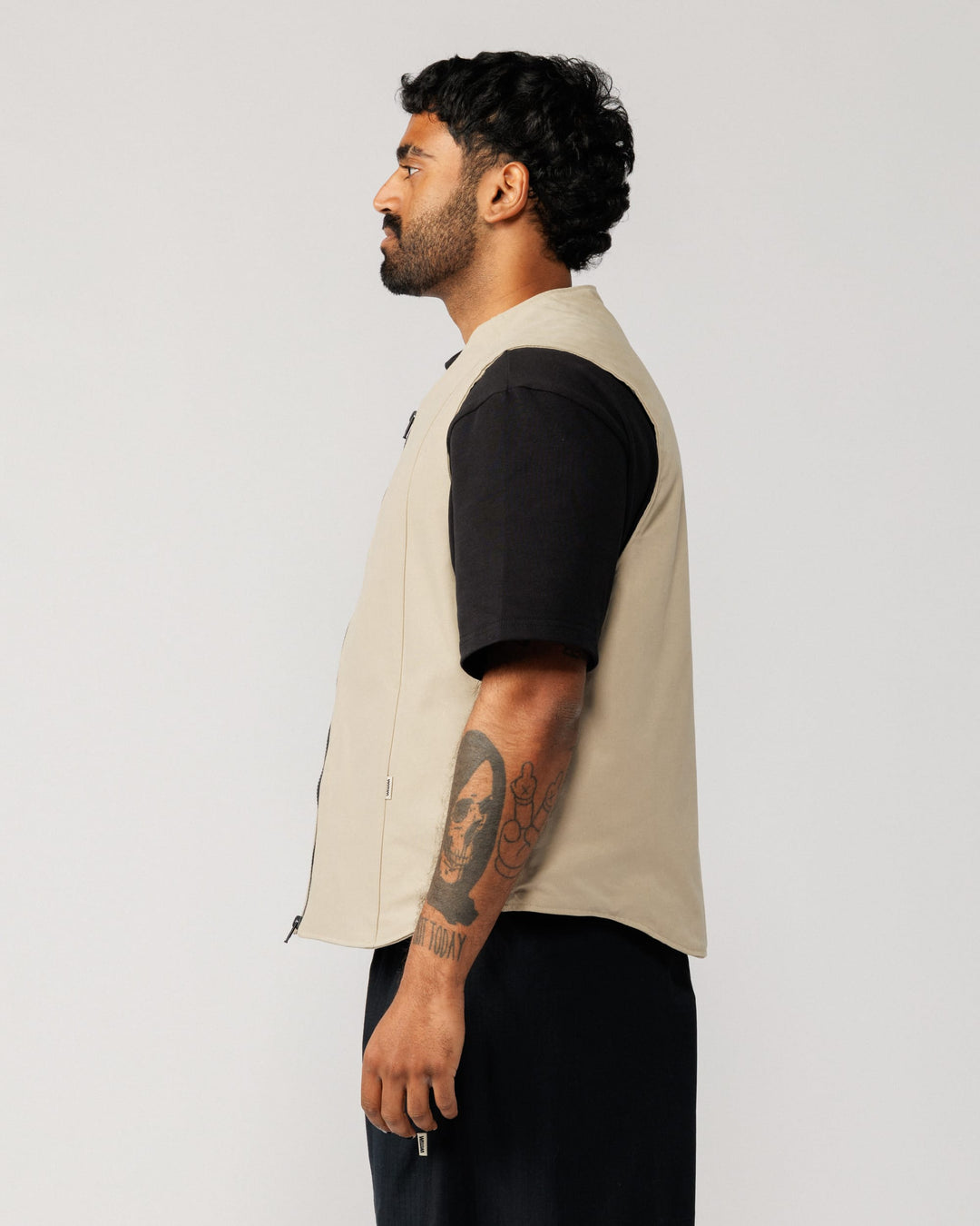 Multi-Pocket Mill Vest - Stone