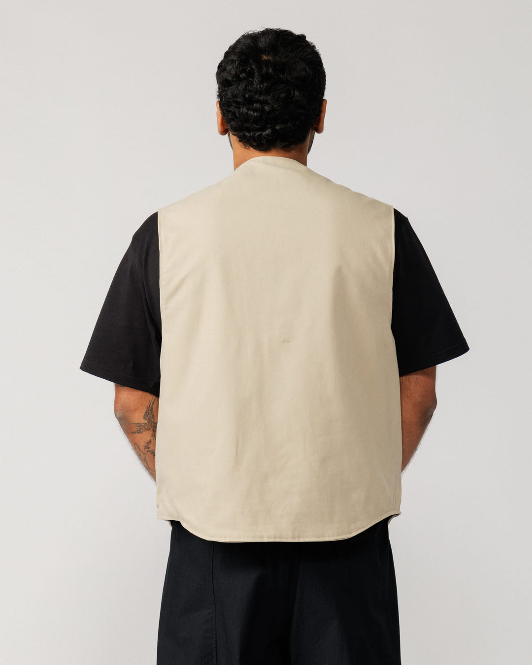 Multi-Pocket Mill Vest - Stone