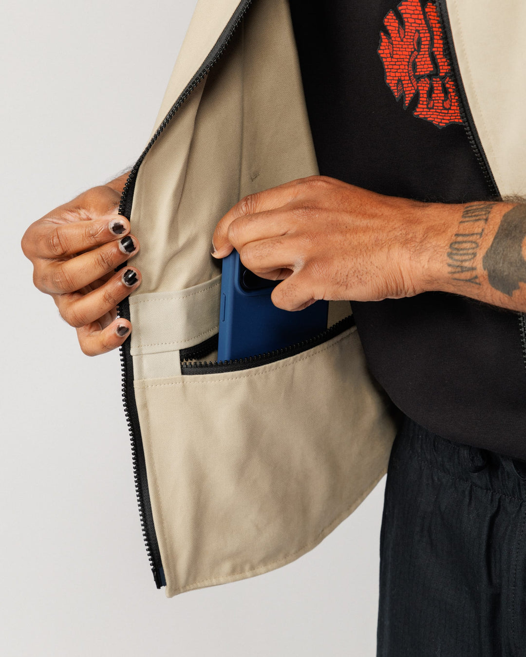 Multi-Pocket Mill Vest - Stone