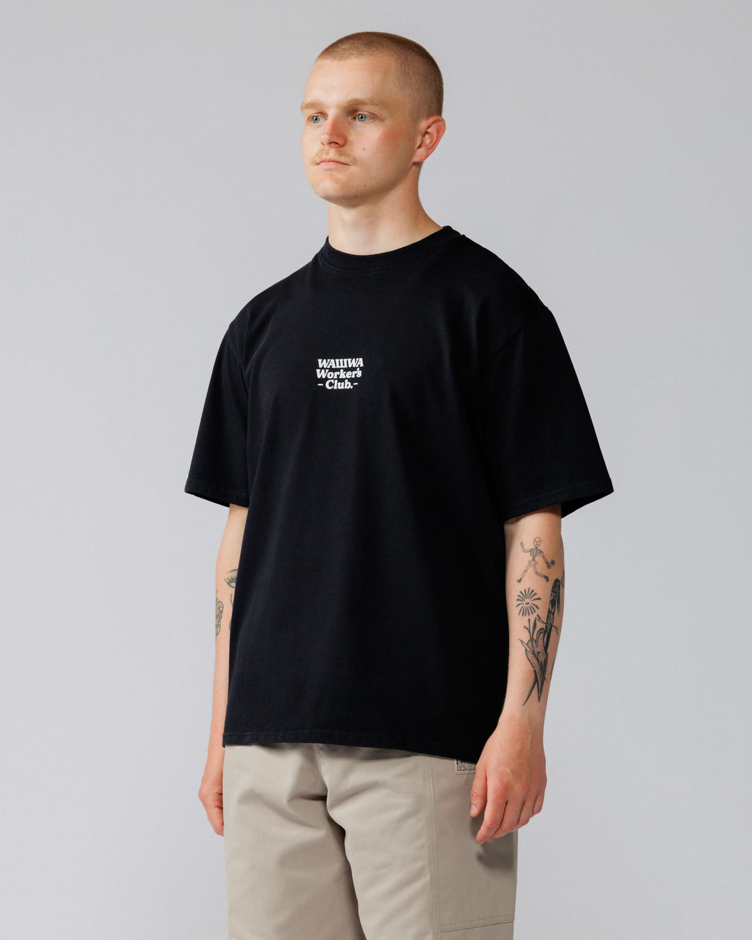 Workers Logo Stride T-Shirt - Black
