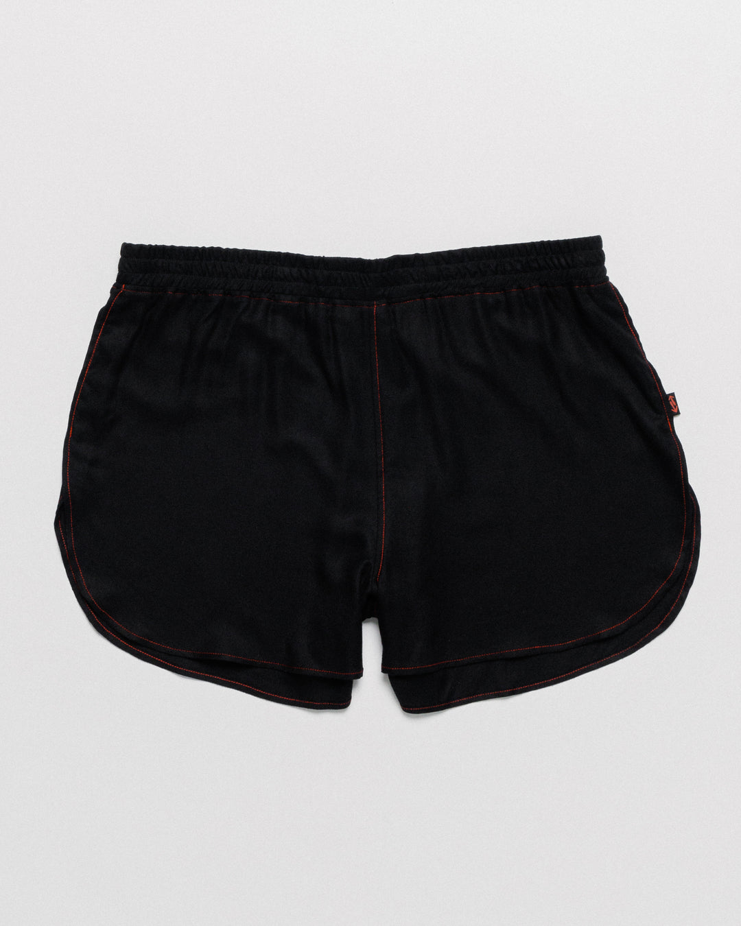 Outnback Running Short in black, front flat lay