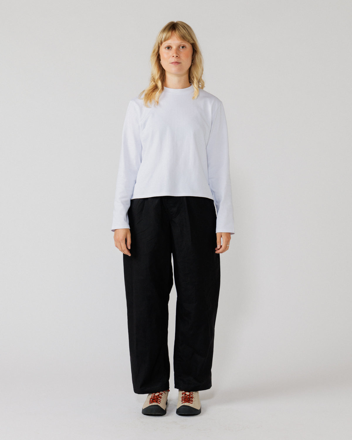Water Resistant Zama Pants - Black — clean front full-body hero