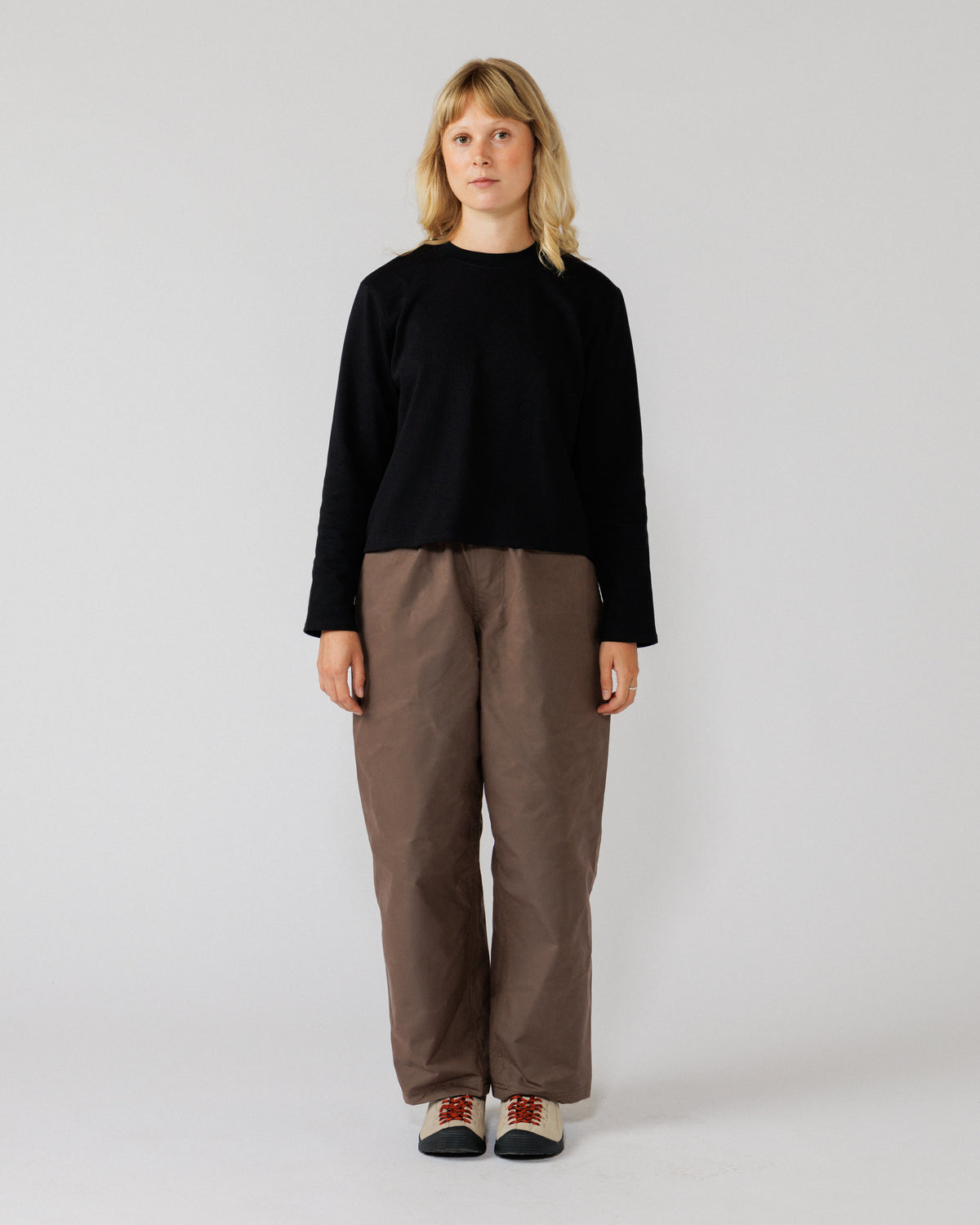 Water Resistant Zama Pants - Bracken — clean front full-body hero